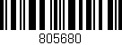 Código de barras (EAN, GTIN, SKU, ISBN): '805680'