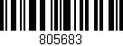 Código de barras (EAN, GTIN, SKU, ISBN): '805683'