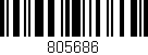 Código de barras (EAN, GTIN, SKU, ISBN): '805686'