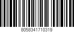 Código de barras (EAN, GTIN, SKU, ISBN): '8058341710319'
