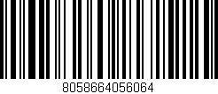 Código de barras (EAN, GTIN, SKU, ISBN): '8058664056064'