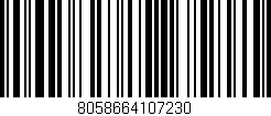 Código de barras (EAN, GTIN, SKU, ISBN): '8058664107230'