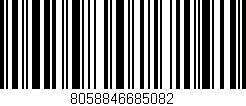 Código de barras (EAN, GTIN, SKU, ISBN): '8058846685082'