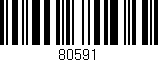 Código de barras (EAN, GTIN, SKU, ISBN): '80591'