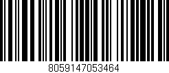 Código de barras (EAN, GTIN, SKU, ISBN): '8059147053464'