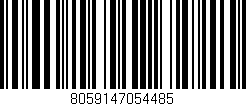 Código de barras (EAN, GTIN, SKU, ISBN): '8059147054485'