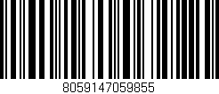 Código de barras (EAN, GTIN, SKU, ISBN): '8059147059855'
