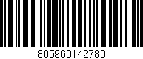 Código de barras (EAN, GTIN, SKU, ISBN): '805960142780'