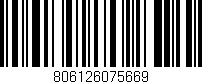 Código de barras (EAN, GTIN, SKU, ISBN): '806126075669'