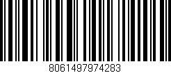 Código de barras (EAN, GTIN, SKU, ISBN): '8061497974283'