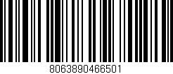 Código de barras (EAN, GTIN, SKU, ISBN): '8063890466501'