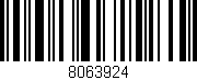 Código de barras (EAN, GTIN, SKU, ISBN): '8063924'