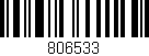 Código de barras (EAN, GTIN, SKU, ISBN): '806533'