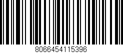 Código de barras (EAN, GTIN, SKU, ISBN): '8066454115396'