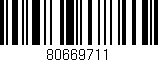 Código de barras (EAN, GTIN, SKU, ISBN): '80669711'