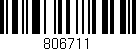 Código de barras (EAN, GTIN, SKU, ISBN): '806711'