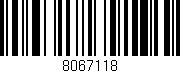 Código de barras (EAN, GTIN, SKU, ISBN): '8067118'