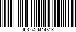 Código de barras (EAN, GTIN, SKU, ISBN): '8067433414516'