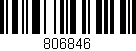 Código de barras (EAN, GTIN, SKU, ISBN): '806846'