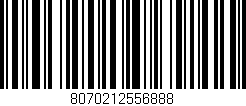 Código de barras (EAN, GTIN, SKU, ISBN): '8070212556888'