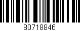 Código de barras (EAN, GTIN, SKU, ISBN): '80718846'