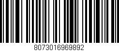 Código de barras (EAN, GTIN, SKU, ISBN): '8073016969892'