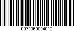 Código de barras (EAN, GTIN, SKU, ISBN): '8073963094012'