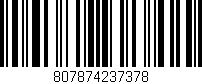 Código de barras (EAN, GTIN, SKU, ISBN): '807874237378'