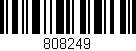 Código de barras (EAN, GTIN, SKU, ISBN): '808249'