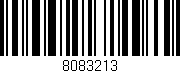 Código de barras (EAN, GTIN, SKU, ISBN): '8083213'