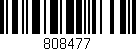 Código de barras (EAN, GTIN, SKU, ISBN): '808477'