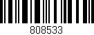 Código de barras (EAN, GTIN, SKU, ISBN): '808533'