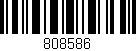 Código de barras (EAN, GTIN, SKU, ISBN): '808586'