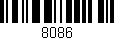 Código de barras (EAN, GTIN, SKU, ISBN): '8086'