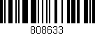Código de barras (EAN, GTIN, SKU, ISBN): '808633'
