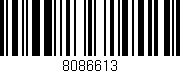 Código de barras (EAN, GTIN, SKU, ISBN): '8086613'