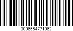 Código de barras (EAN, GTIN, SKU, ISBN): '8086654771062'