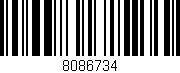 Código de barras (EAN, GTIN, SKU, ISBN): '8086734'