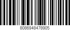 Código de barras (EAN, GTIN, SKU, ISBN): '8086948478905'