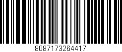 Código de barras (EAN, GTIN, SKU, ISBN): '8087173264417'
