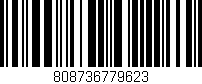 Código de barras (EAN, GTIN, SKU, ISBN): '808736779623'