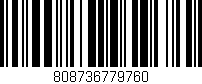 Código de barras (EAN, GTIN, SKU, ISBN): '808736779760'