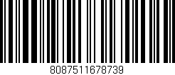 Código de barras (EAN, GTIN, SKU, ISBN): '8087511678739'