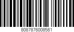 Código de barras (EAN, GTIN, SKU, ISBN): '8087876008561'