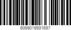 Código de barras (EAN, GTIN, SKU, ISBN): '8089018891697'