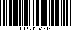 Código de barras (EAN, GTIN, SKU, ISBN): '8089293043507'