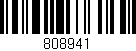 Código de barras (EAN, GTIN, SKU, ISBN): '808941'