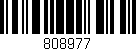 Código de barras (EAN, GTIN, SKU, ISBN): '808977'