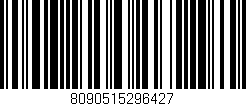 Código de barras (EAN, GTIN, SKU, ISBN): '8090515296427'