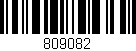 Código de barras (EAN, GTIN, SKU, ISBN): '809082'
